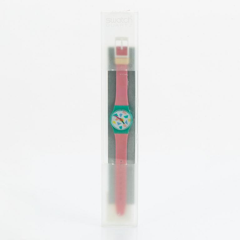 Swatch, Pink Lolly, wristwatch, 25 mm.