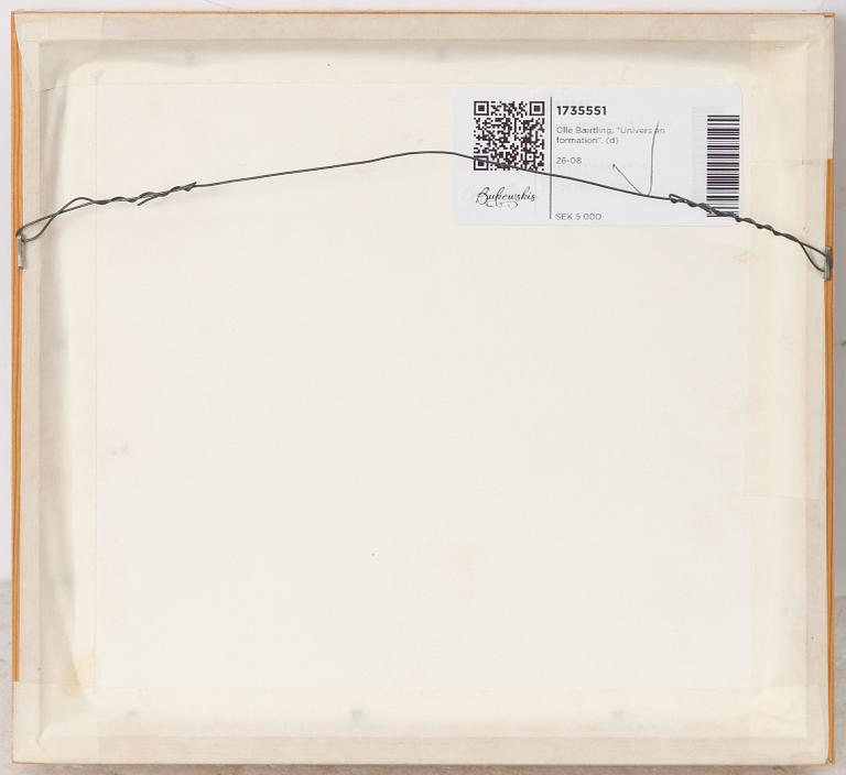 Olle Bærtling, “Univers en formation”.