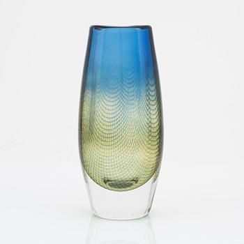 Sven Palmqvist, a glass vase, 'Kraka*, Orrefors.