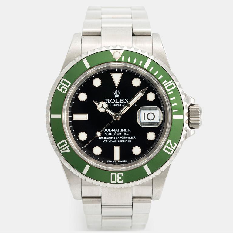 Rolex, Submariner, "Kermit", "Mark IV / Slim Four Bezel", ca 2006.