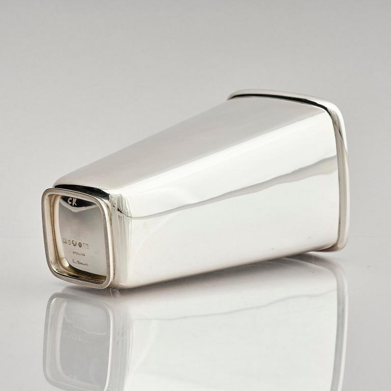 Åke Strömdahl, a sterling silver vase, company Hugo Strömdahl AB, Stockholm 1961.
