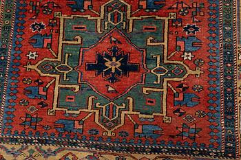 A rug, semi-antique Karadja, ca 216 x 140-144 cm.