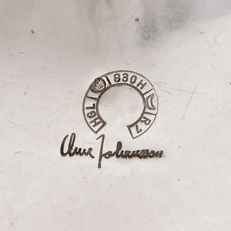 Owe Johansson, a silver necklace, Helsinki 1970.
