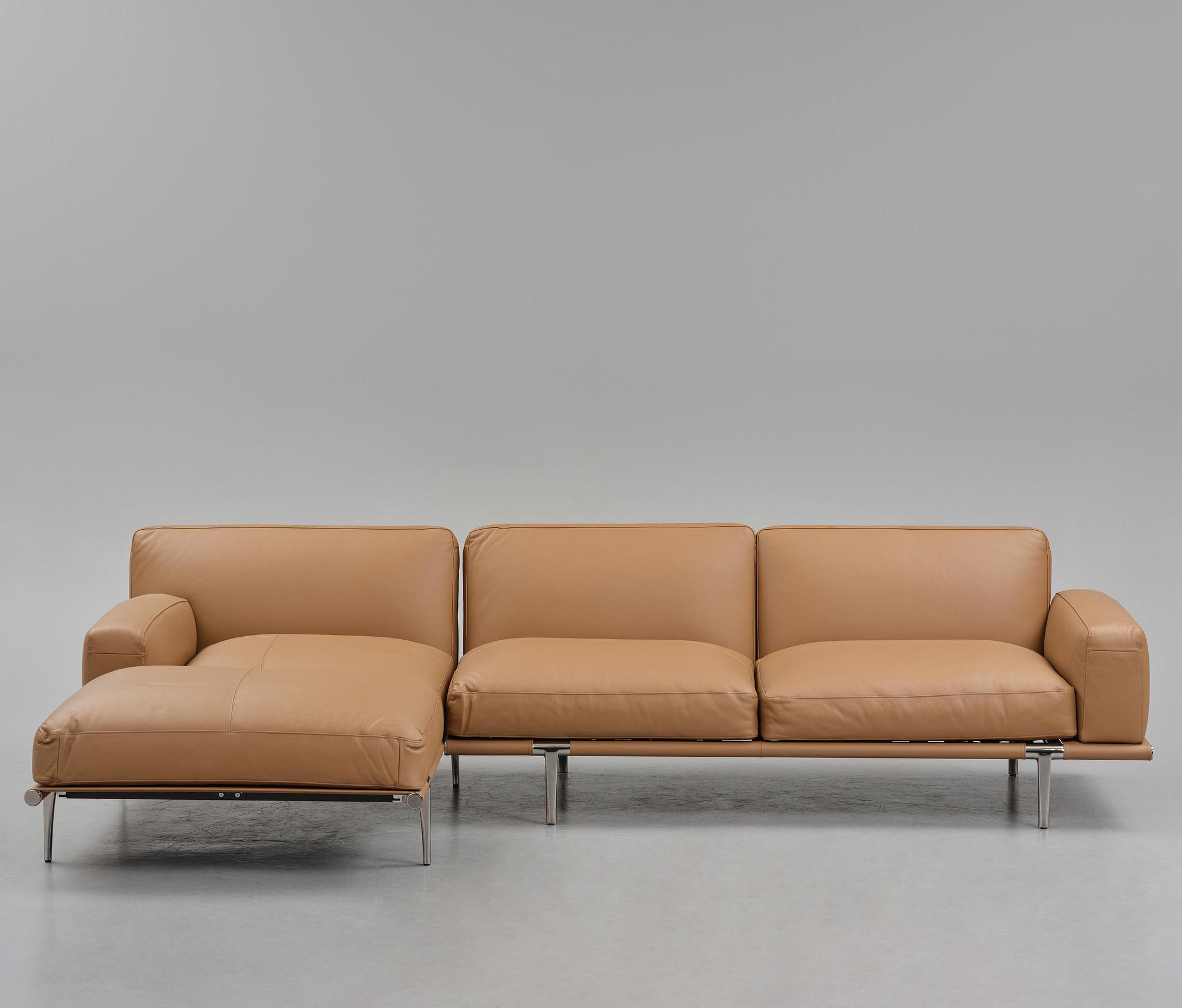 Ludovica Serafini & Roberto Palomba, a "Let it Be" sofa, Poltrona Frau, Italy, 2025.