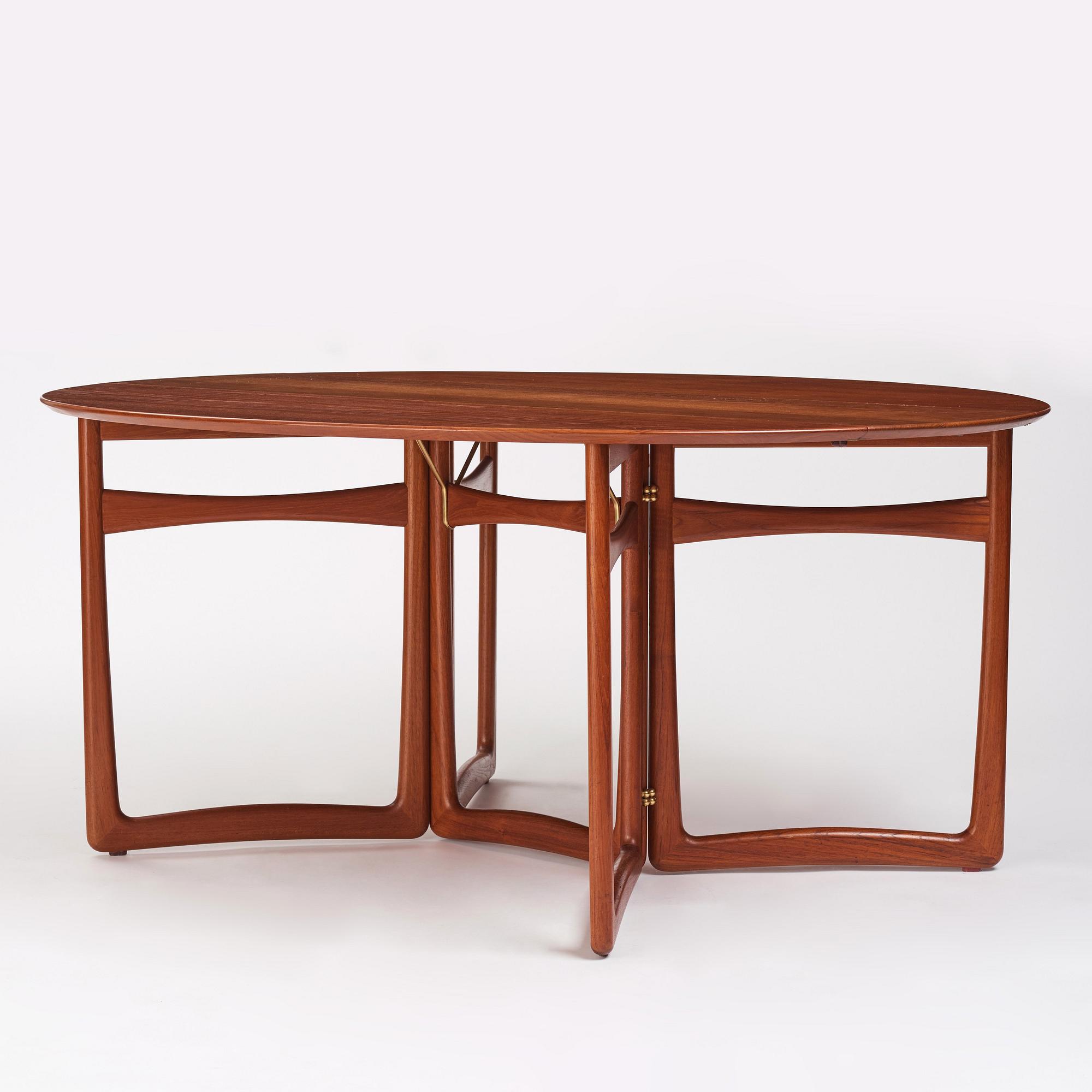 Peter Hvidt & Orla Mølgaard Nielsen, matbord, France & Son, Danmark 1950-60-tal.