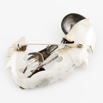 Michelsen, brooch, silver, Stockholm 1948.