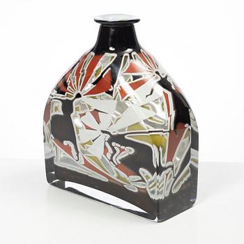 Helén Krantz, vaser, ett par, glas.