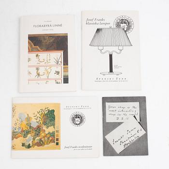 Firma Svenskt Tenn & Josef Frank, a collection of printed materials and catalogues in a binder.