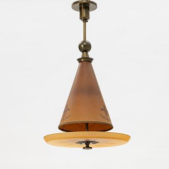 Harald Notini, a ceiling lamp model "6382", Arvid Böhlmarks Lampfabrik, 1930's.