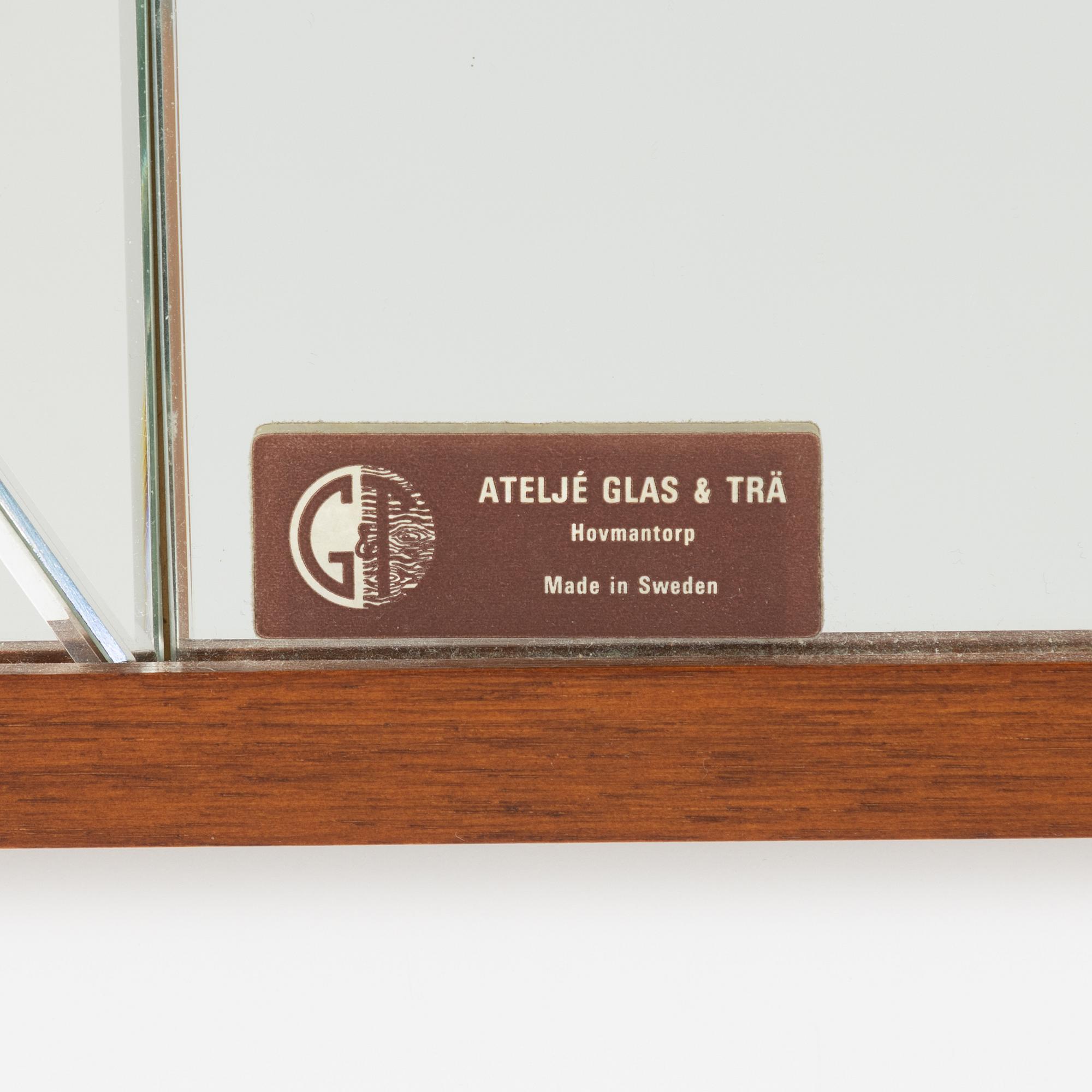 Spegel, Glas & Trä, Hovmantorp, 1960/70-tal.