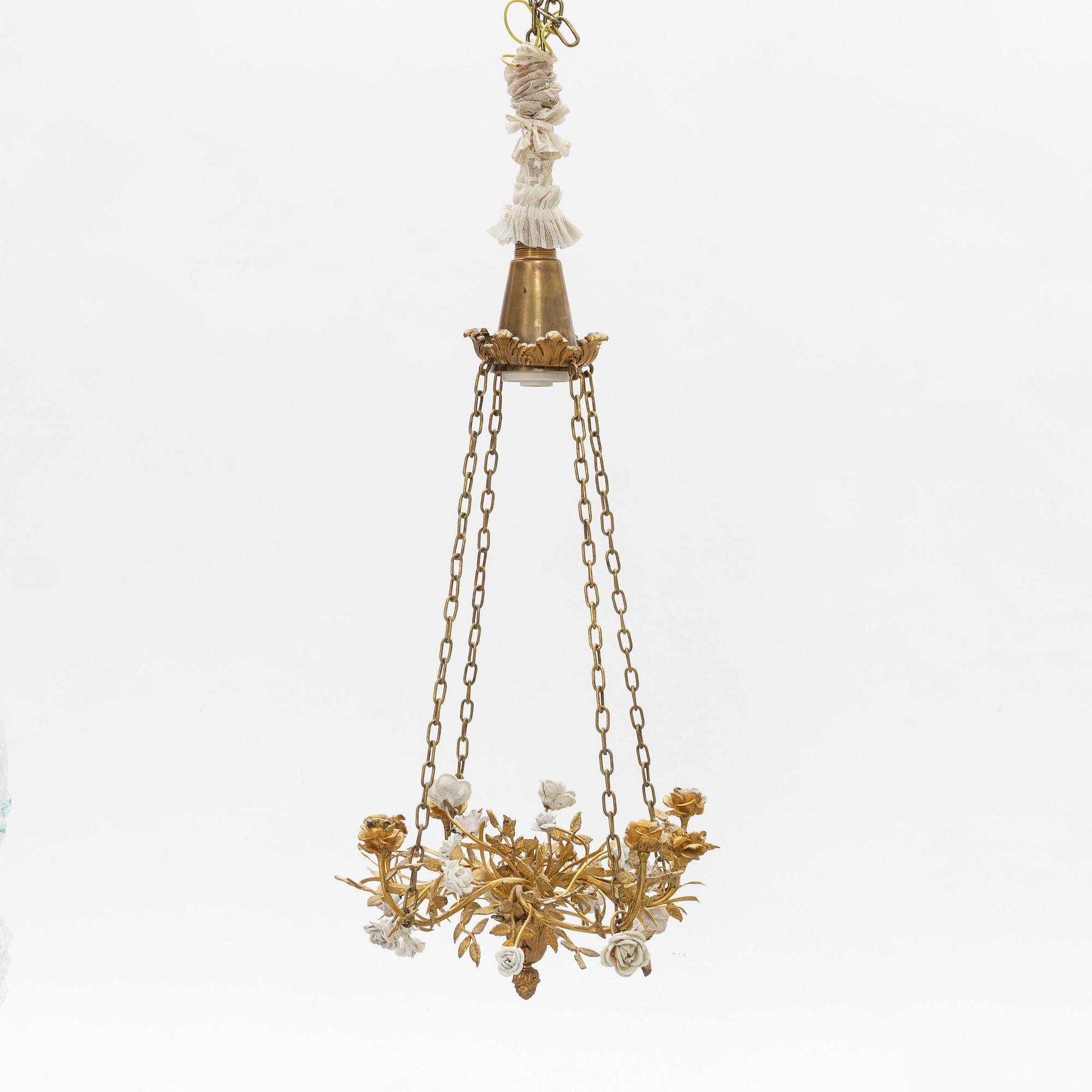A French late 19th century chandelier.