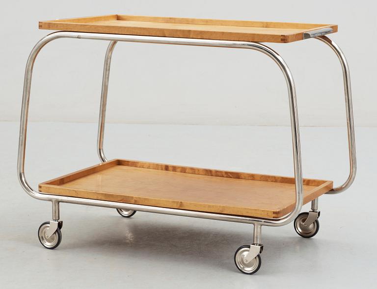 TÈVAGN / SERVERINGSVAGN, funkis, 1930/40-tal.