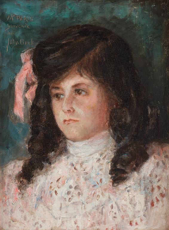 Julia Beck, Porträtt av Marie Louise Paris.