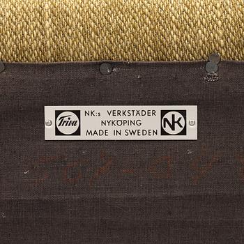 Kerstin Hörlin-Holmquist, soffa, "Paradiset", Nordiska Kompaniet, 1950/60-tal.