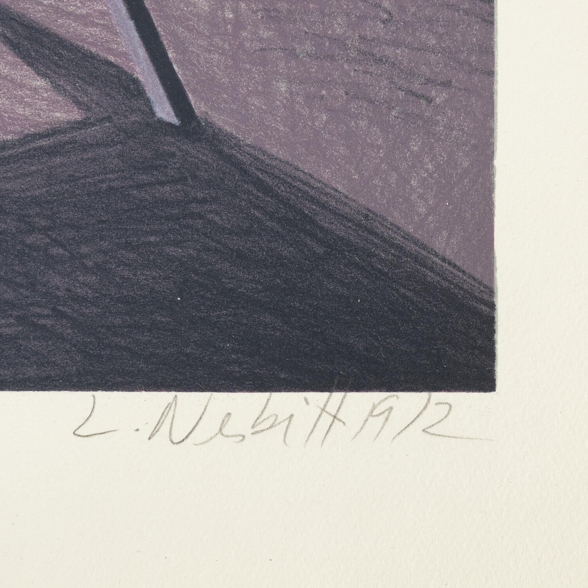 Lowell Nesbitt, färglitografi. Signerad och numrerad 21/99.