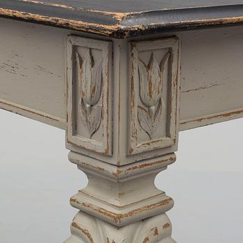 a pair of 20th century console tables.