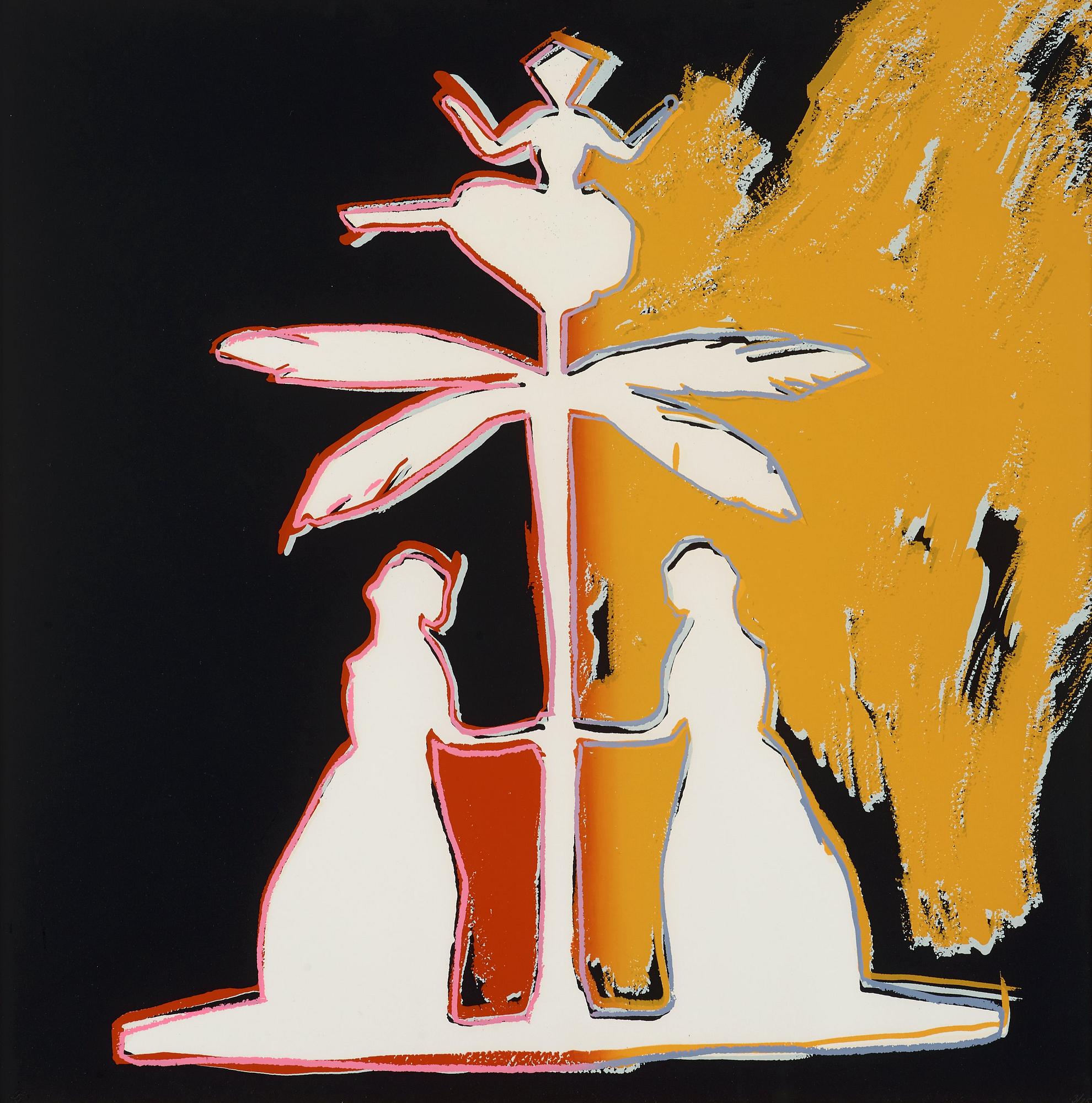 ANDY WARHOL, the complete suite with four silkscreens in colours, 1987,