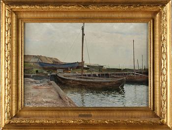 GUSTAV RUDBERG, olja på duk, monogramsignerad och daterad 79.