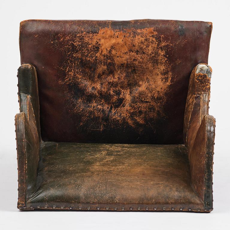 A Swedish baroque armchair, circa 1700.