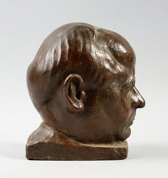 SKULPTUR, brons, Snista, sign,1900-tal.