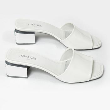 Chanel, mules, size 39 1/2 C.