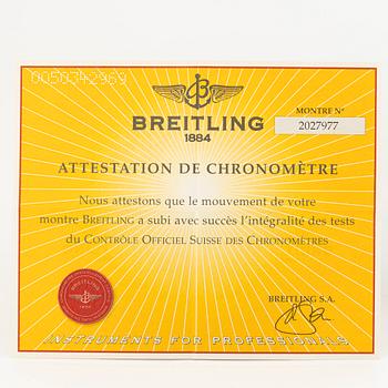 Breitling, Bentley Motors, wristwatch, chronograph, 48.7 mm.