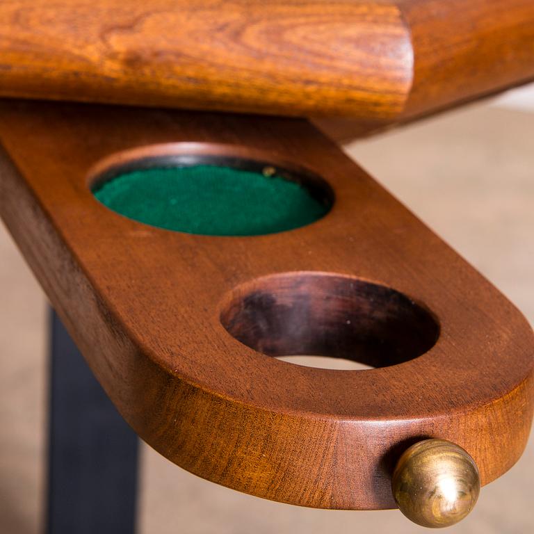 A hexagonal game table, 21st century.