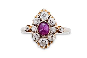 61. A RUBY RING.