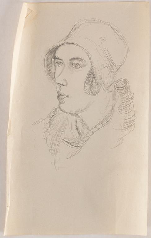 JOHANNES RIAN, 10 drawings and sketches.