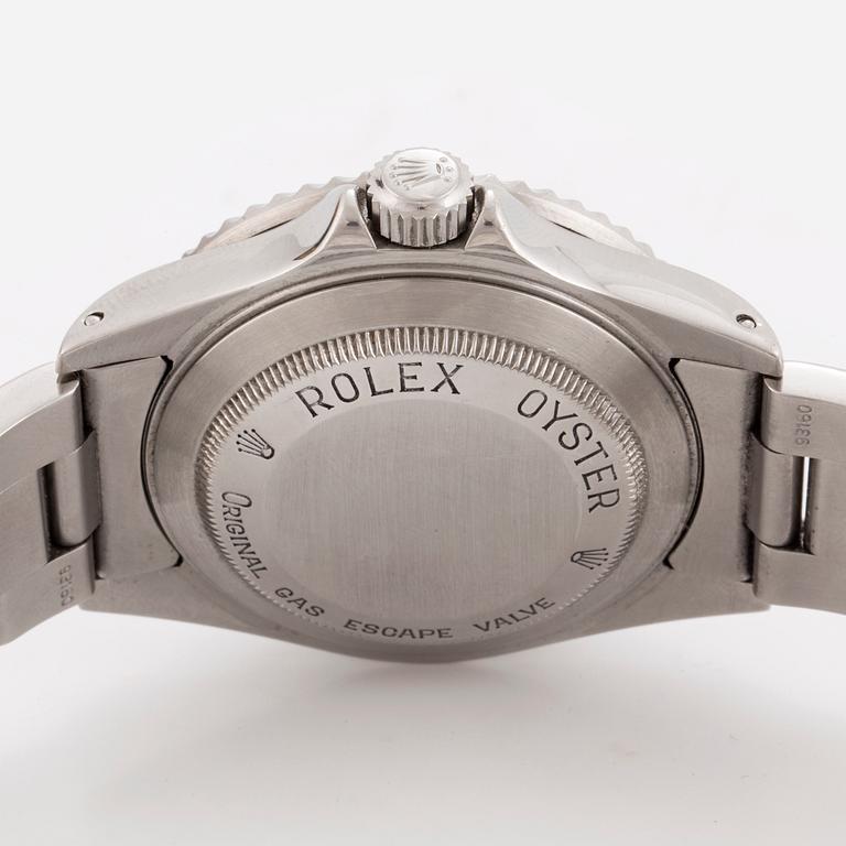 ROLEX, Oyster Perpetual Date, Sea-Dweller (4000ft=1220m, SWISS-T<25), Chronometer, wristwatch, 40 mm,