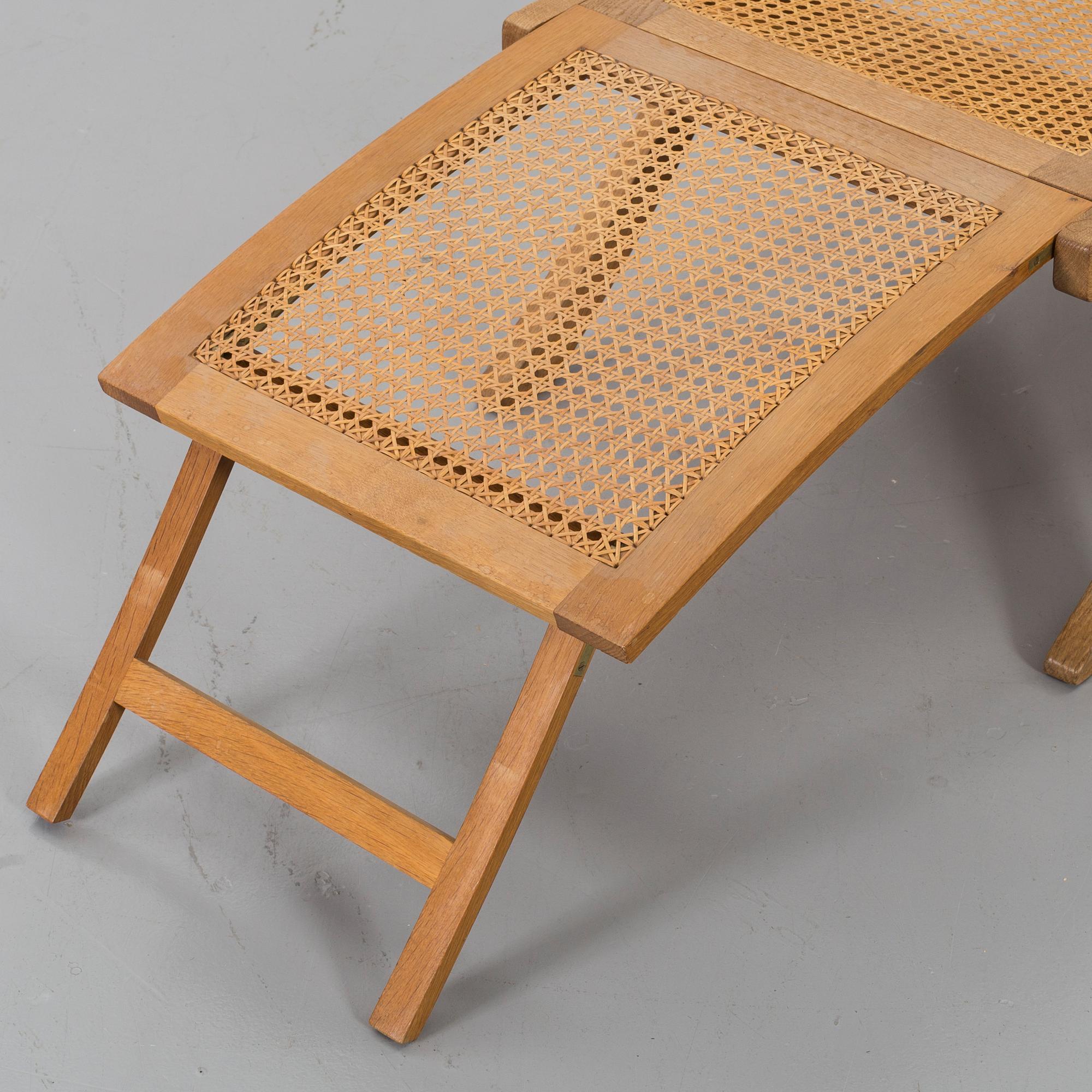 KAARE KLINT, A 1970's Ruud Rasmussen deck chair.