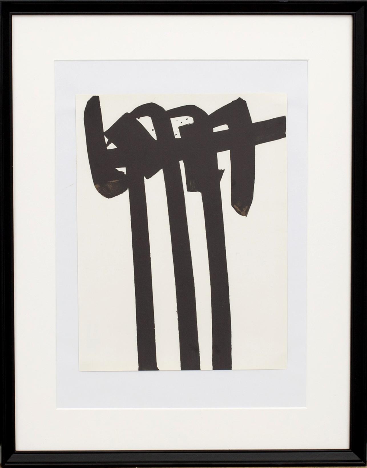 PIERRE SOULAGES, lithographe, from XX:e siècle no 34 1970.