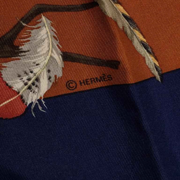 Hermès, scarf, "Chiens au Rapport".