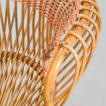 Franco Albini & Gino Colombini, a pair of 'Margherita' lounge chairs for Bonacina, Italy.