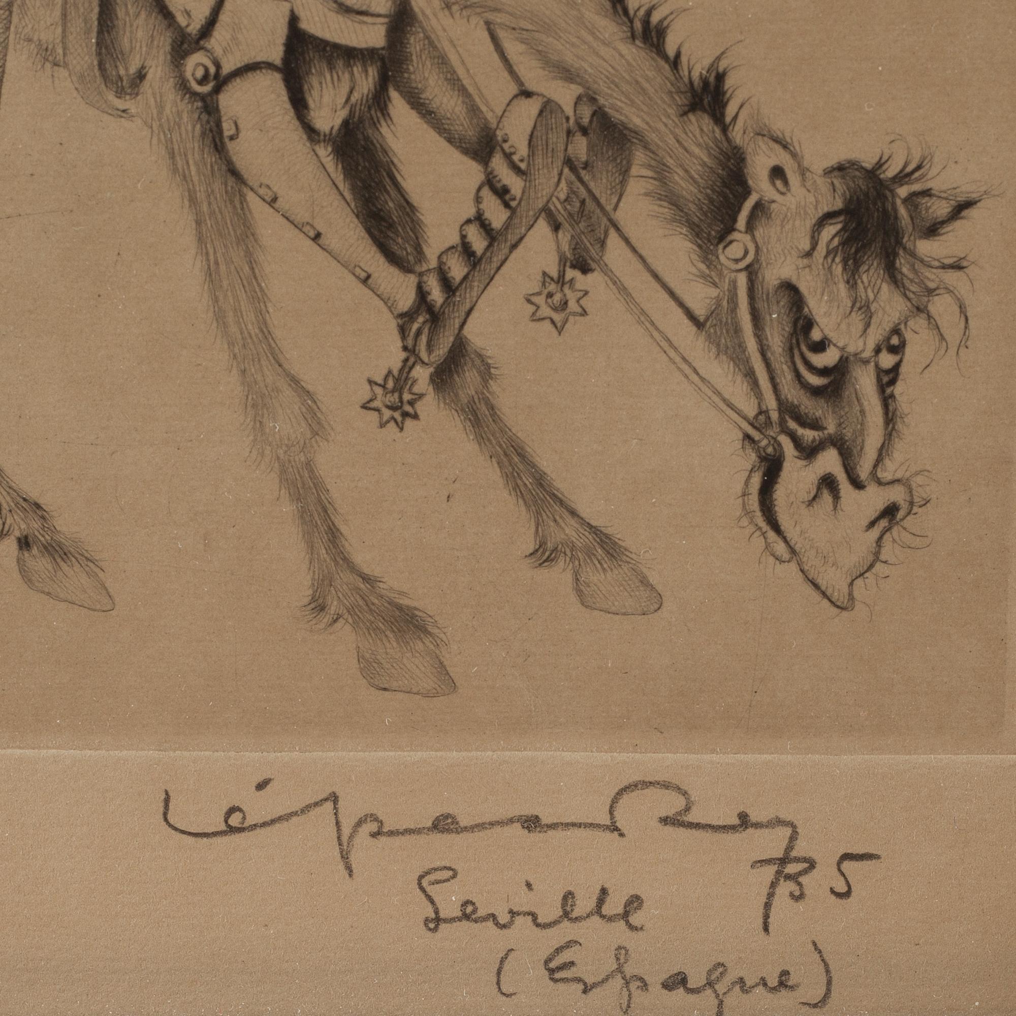 LUCIO LOPEZ-REY, etsning, signerad, numrerad 3/25 och daterad- 35.