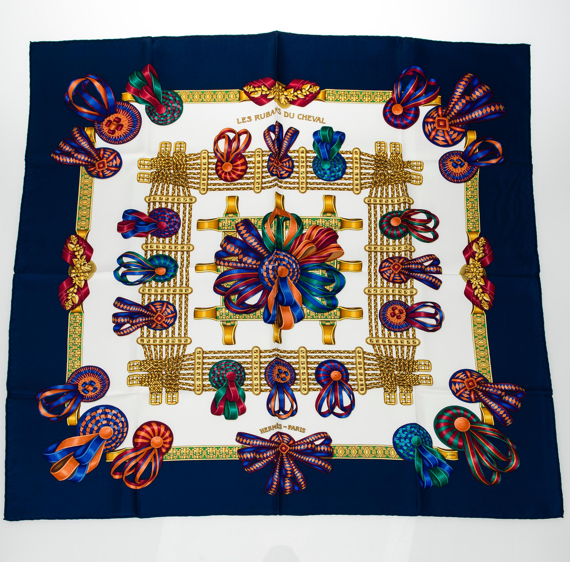 SCARF, "Les Rubans du Cheval", Hermès.
