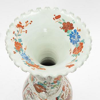 A large Japanese porcelain  vase, second half of the 20th century.