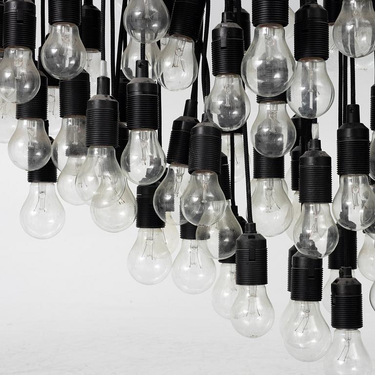 Bengt Fröderberg, (b. 1951), ceiling lamp, "Crocodile", own studio.