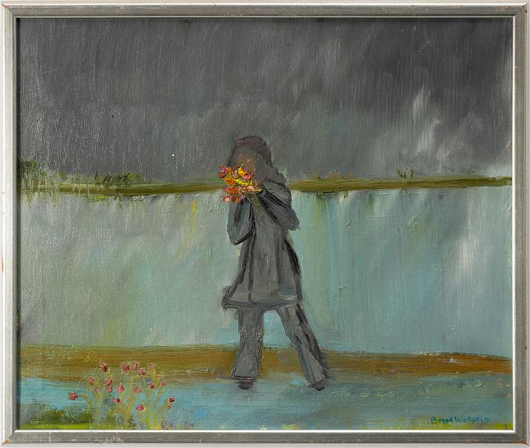 Beppe Wolgers, Flicka med blombukett.