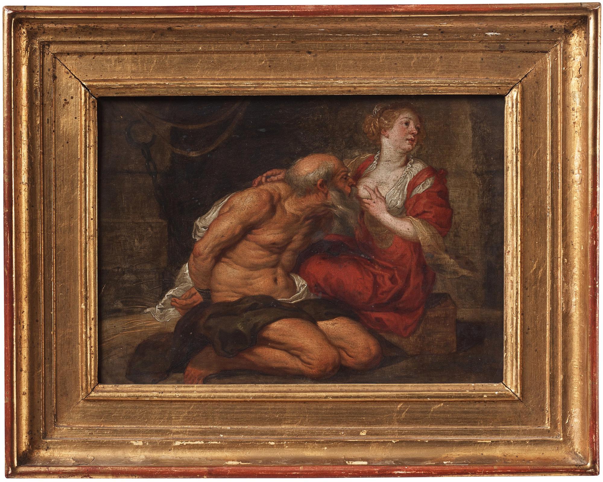 Peter Paul Rubens Hans efterföljd, "Caritas Romana".