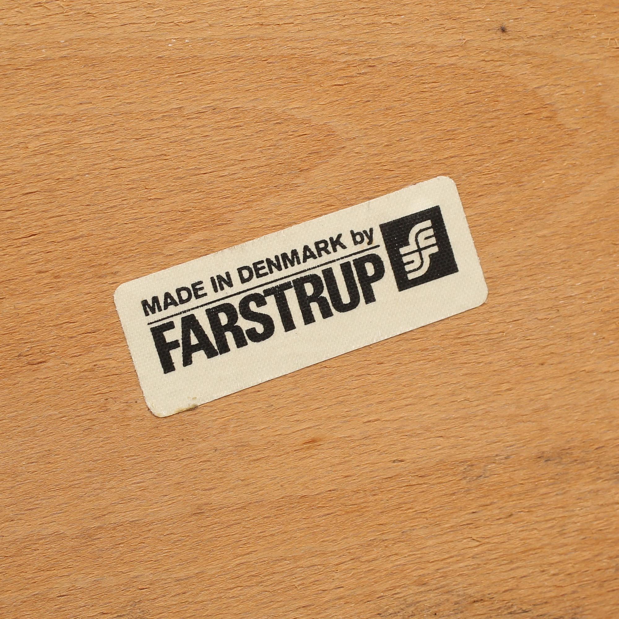 STOLAR, 6 st, Farstrup samt BORD, 1950/60-tal.