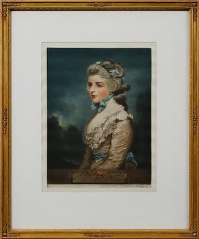 Henry Macbeth-Raeburn · HENRY MACBETH-RAEBURN, färgetsning, signerad.