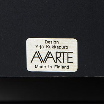 Yrjö Kukkapuro, A pair of 1980s 'Experiment' open armchairs for Avarte, Finland.