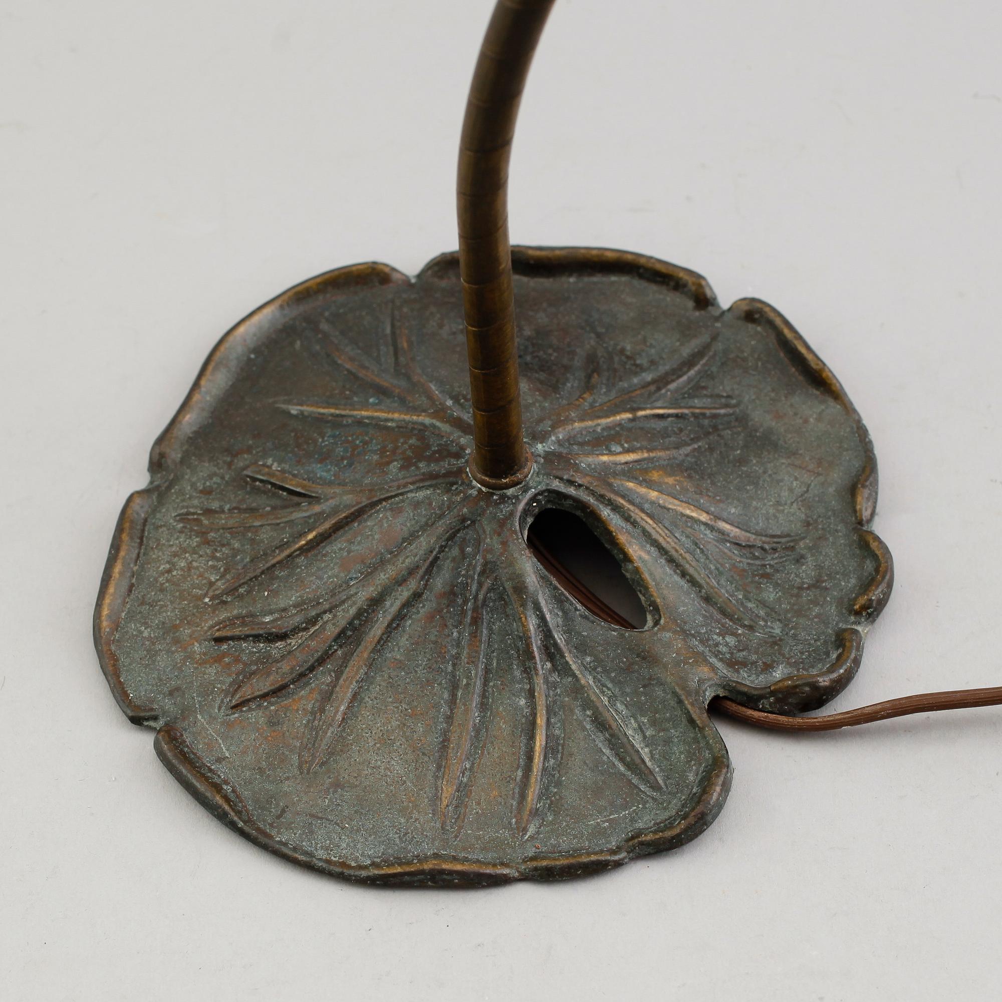 BORDSLAMPA, jugendstil, 1900-tal.