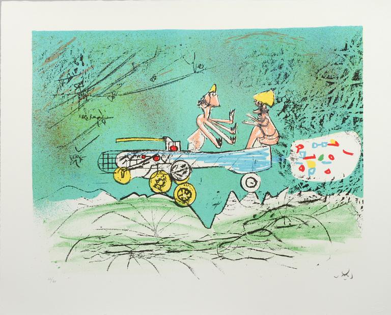 ROBERTO MATTA, litografi, signerad och numrerad 46/60.