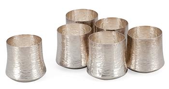 293. Tapio Wirkkala, A SET OF SIX GOBLETS.