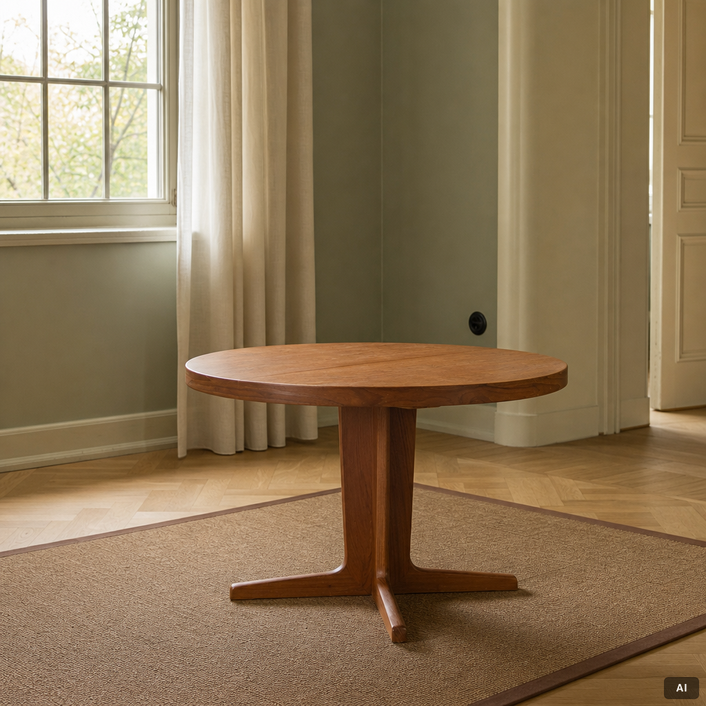 Villy Shou Andersen, attributed, dining table, 1960s/70s.