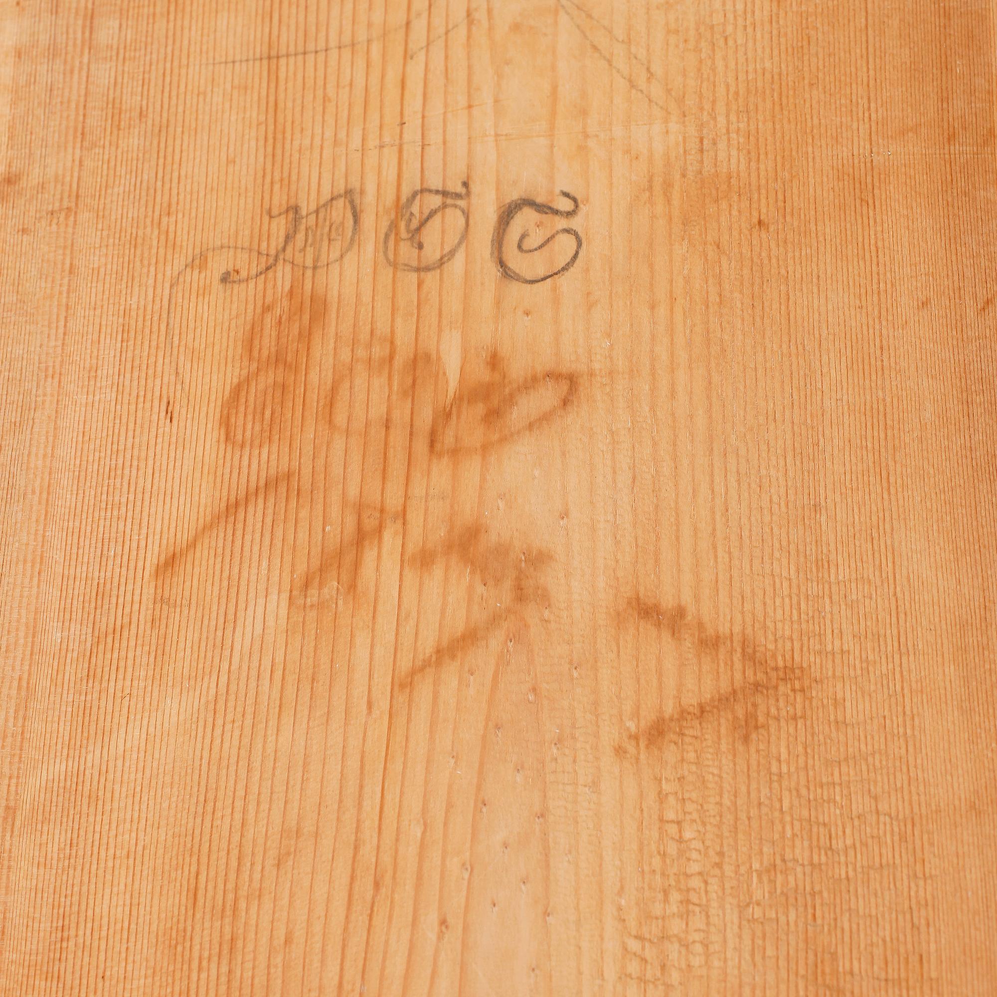 BOCKBORD, allmoge, bär datering 1877.