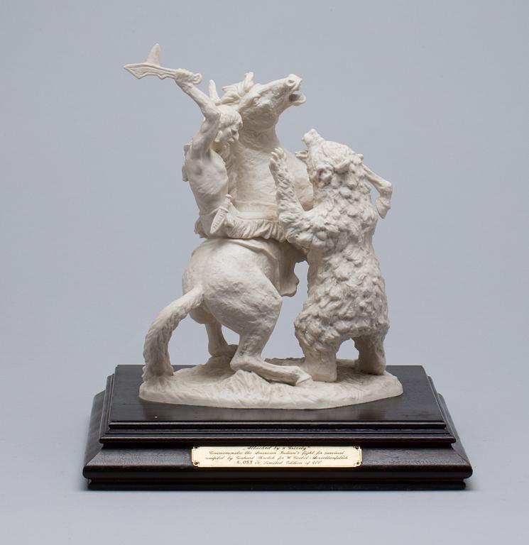 FIGURURGRUPP, parian, Skrobeck för Goebel, numrerad 54/400.