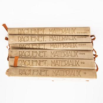 Architectural books, a series, 6 parts, Raguenet, "Matériaux et Documents D'architecture", 1912.
